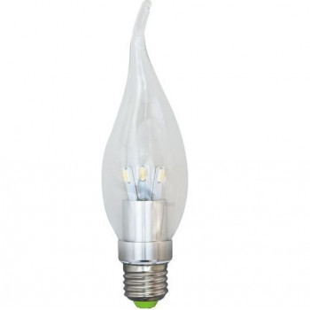 Лампа светодиодная, 6LED(3.5W) 230V E27 6400K матовая золота