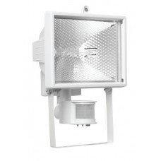Прожектор галогеновый  с датчиком движения 150W белый